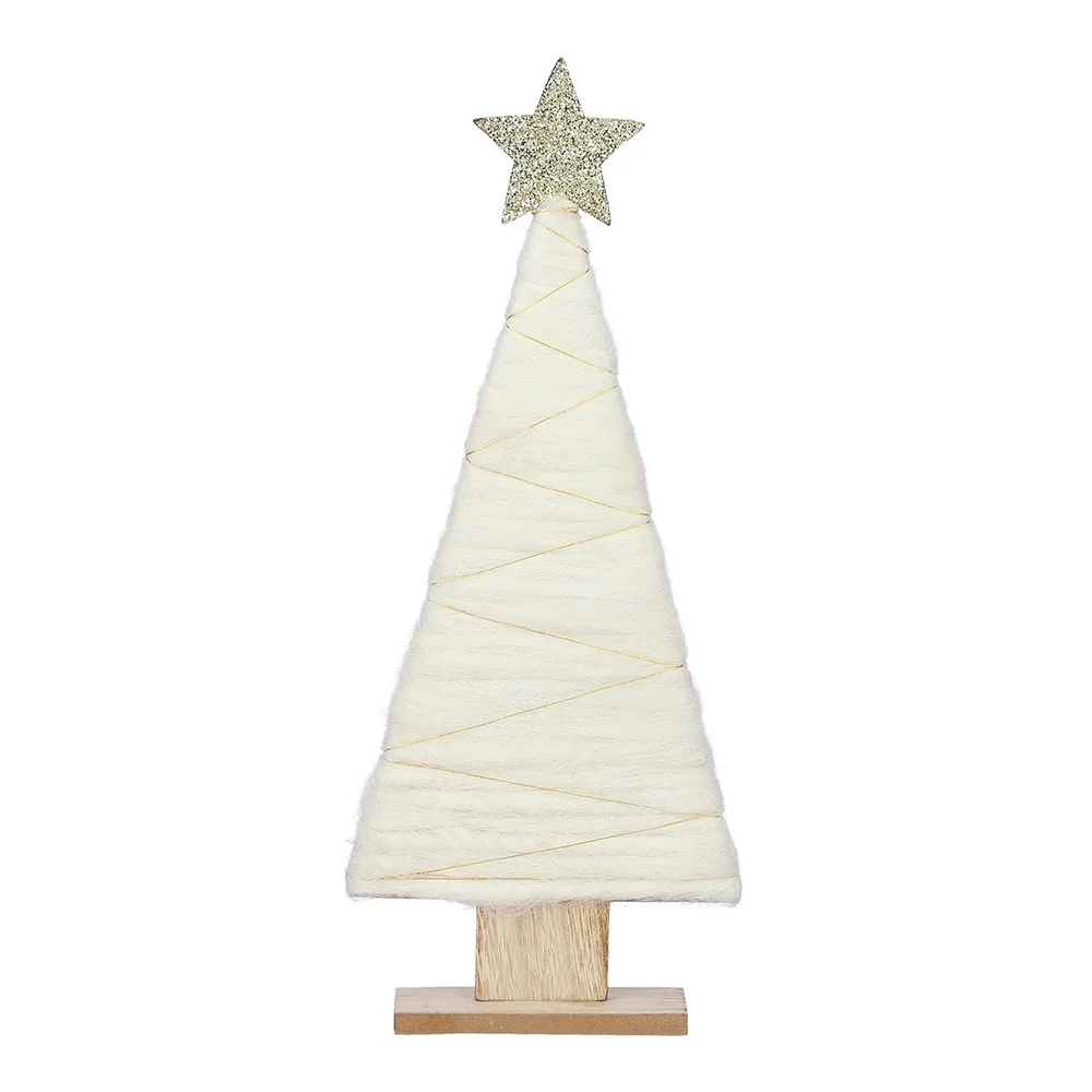 Arvore Branco De Madeira 40x17x5cm
