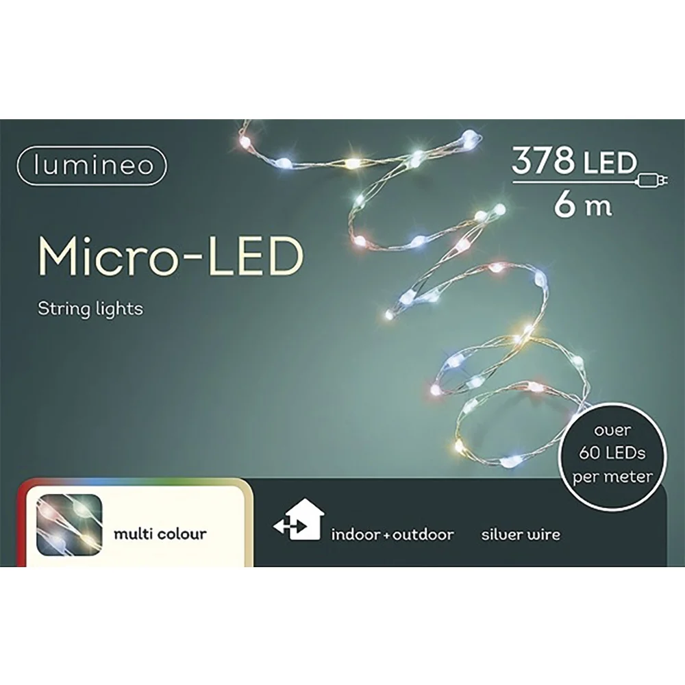 Grinalda Multicor 378 Micro Leds Extra Brilhantes
