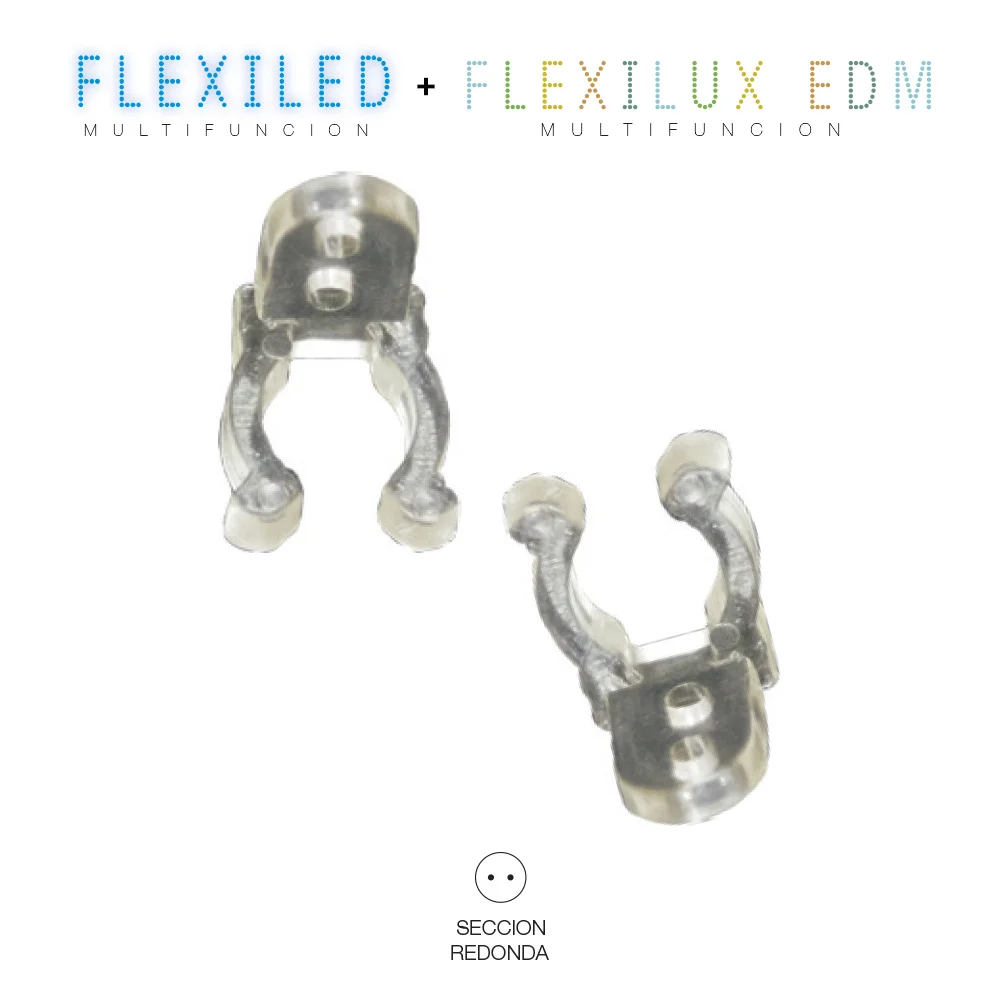 Clip para Fixar Tubo Flexilux/Flexiled 2 e 3 Vias Edm