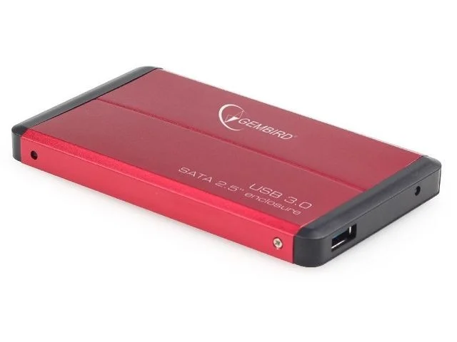 Caixa de Disco Armazenamento Usb 3.0 2,5" Vermelho