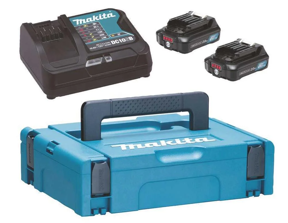 Makita Energy Kit 197658-5 2x BL1021B DC10SB