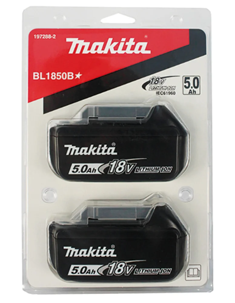 Makita Energy Kit 197288-2 2x Bl1850b