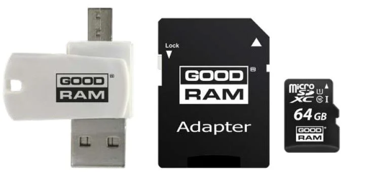Micro Sd Goodram 64gb C10 Uhs-I Con Adaptador