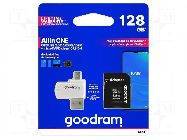 Tarjeta de Memoria Micro Sd Con Adaptador Goodram.