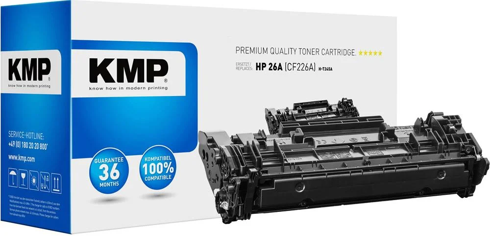KMP H-T245A Toner preto comp. W. HP CF 226 A / Ca.