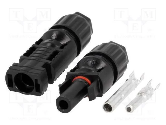Conector Solar Macho + Fêmea Simples 2.5-4mm