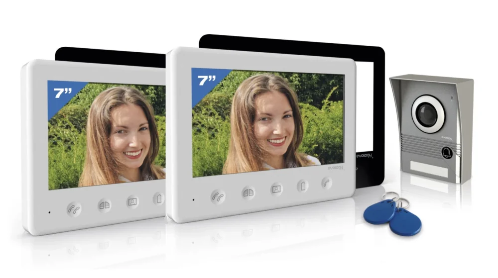 Vídeo Porteiro Pro de 7" com Badges e 2º Monitor