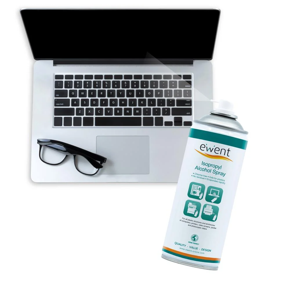 Ewent Ew5611 Kit de Limpieza para Computadora Espray para Limpieza de Equipos Universal 400 Ml