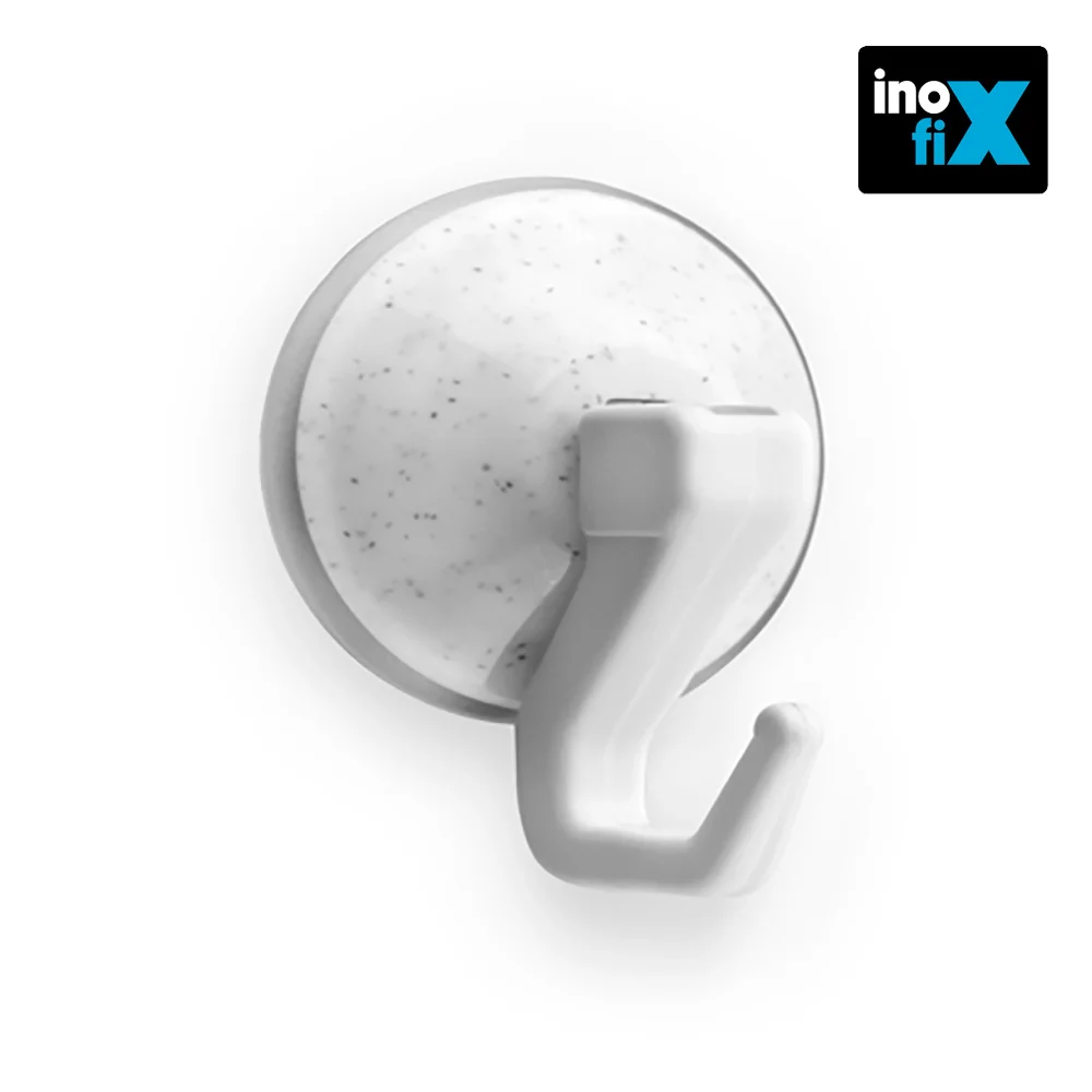 Suporte Com Ventosa Branco (2 Unidades) Inofix