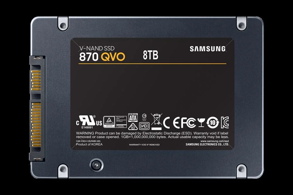 Disco SSD 2.5p Samsung 870 Qvo 8tb Sata3 560/530mbps