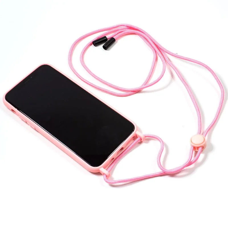 Capa iPhone 11 Pro Cordón Liso Rosa