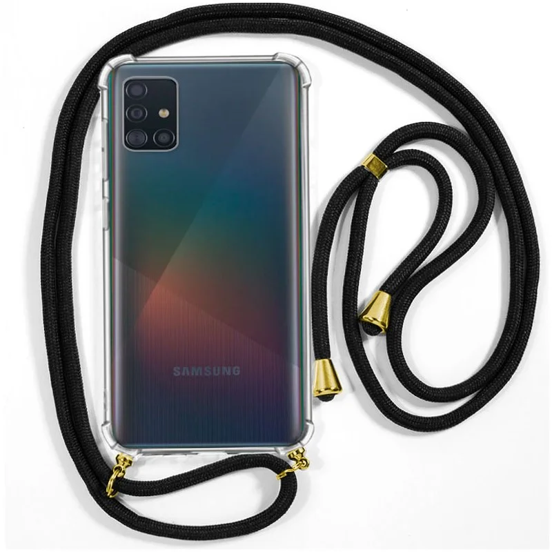Capa Samsung Galaxy A71 Cordão Preto