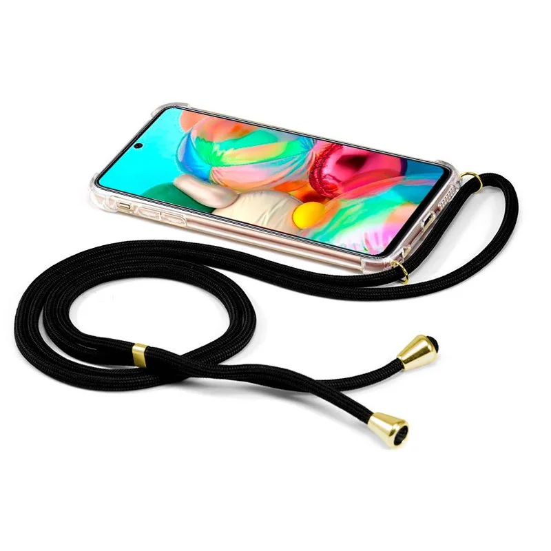 Capa Samsung Galaxy A71 Cordão Preto