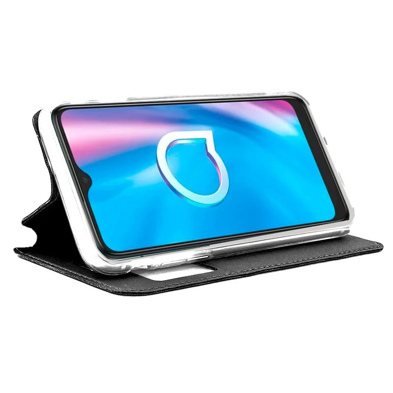 Capa Cool Flip Cover para Alcatel 1se (2020) / Alcatel 1se (2021) Preto Liso