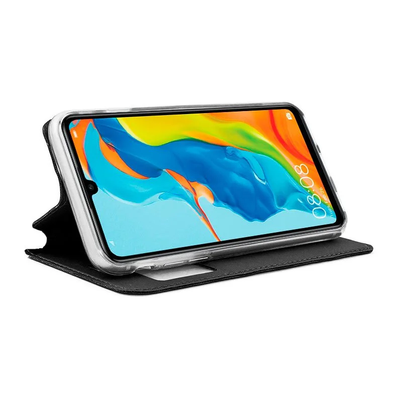 Capa Flip Cover Huawei P30 Lite Liso Preto