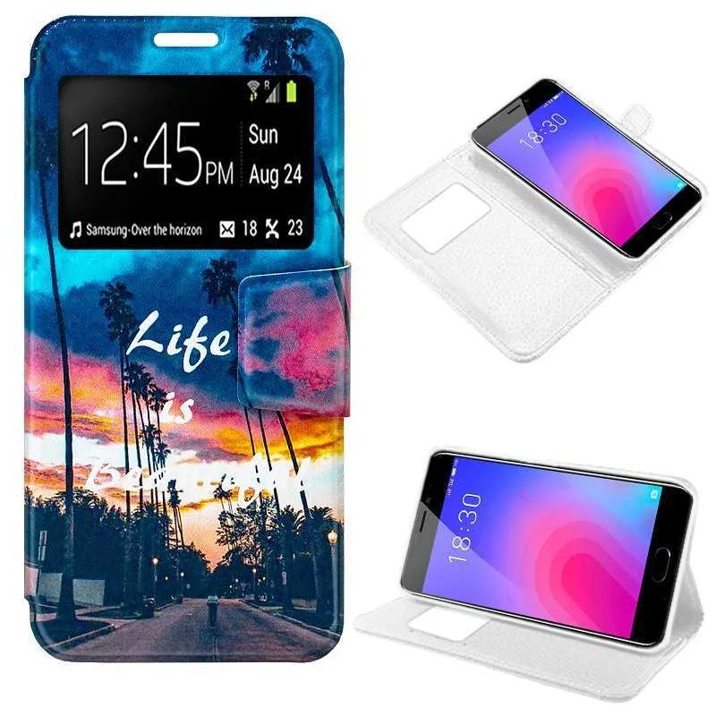 Capa Flip Cover Meizu M6 Life