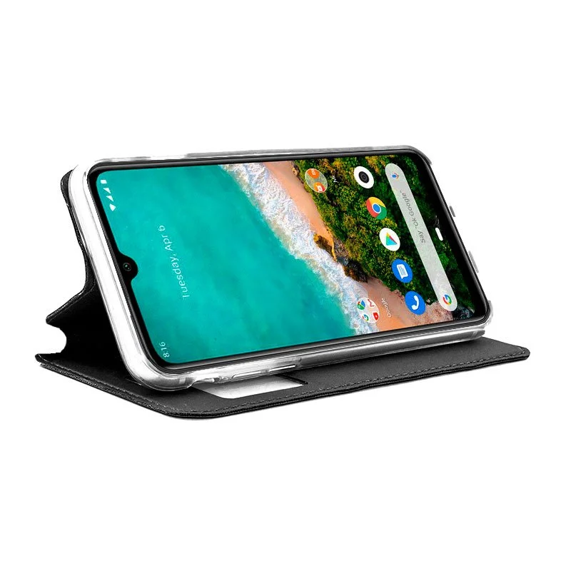 Capa Flip Cover Xiaomi Mi A3 Liso Preto