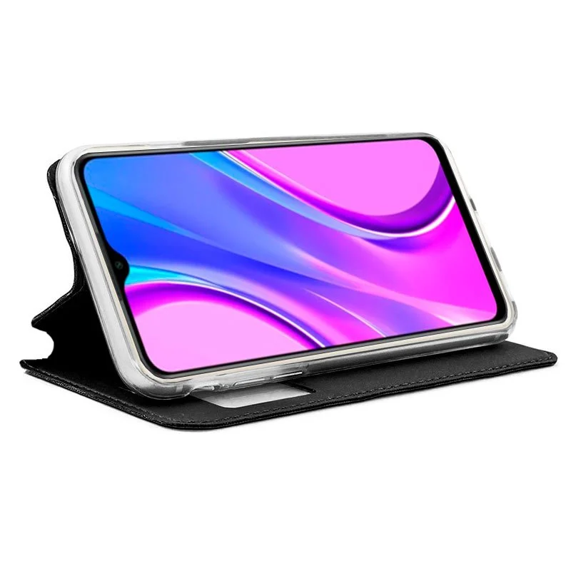 Capa Flip Cover Xiaomi Redmi 9 Liso Preto