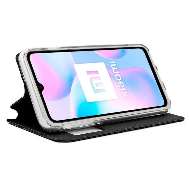 Capa Flip Cover Xiaomi Redmi 9A / 9AT Liso Preto