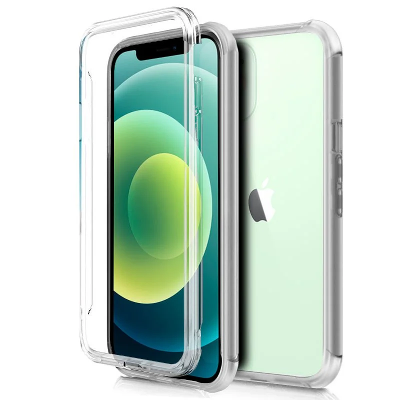 Capa Silic. 3D iPhone 12 / 12 Pro (Transp. Fronta.