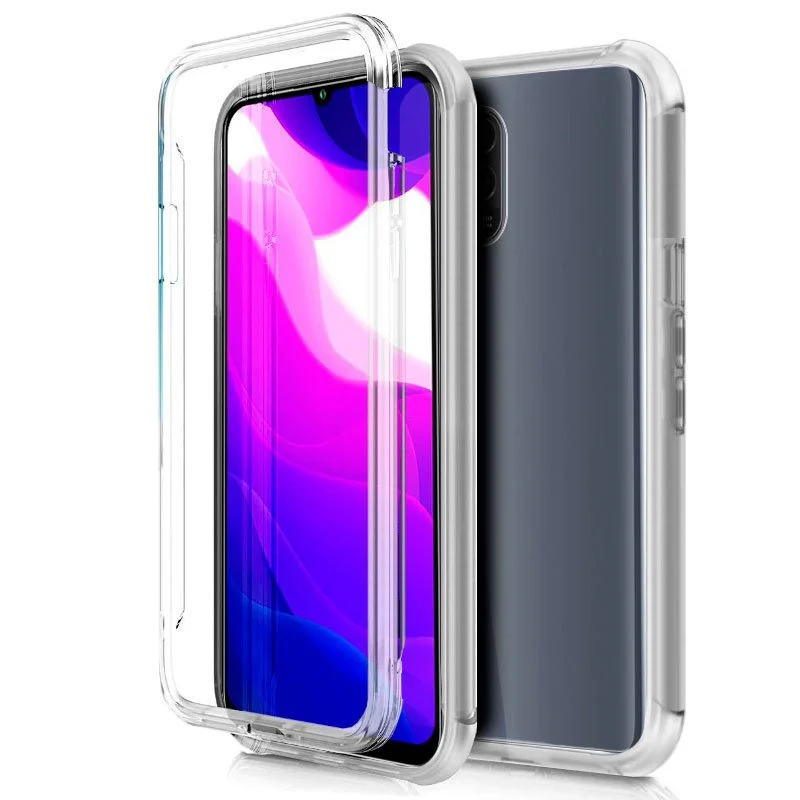 Cool Capa de Silicone 3d para Xiaomi Mi 10 Lite (Frente e Verso Transparentes)
