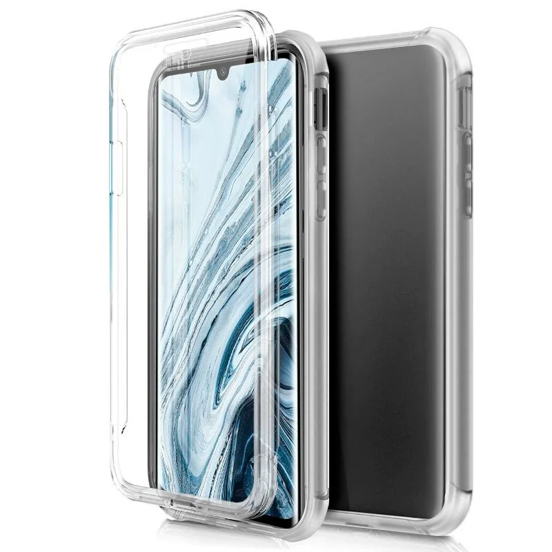 Cool Capa de Silicone 3d para Xiaomi Mi Note 10 / Mi Note 10 Pro (Frente e Verso Transparentes)