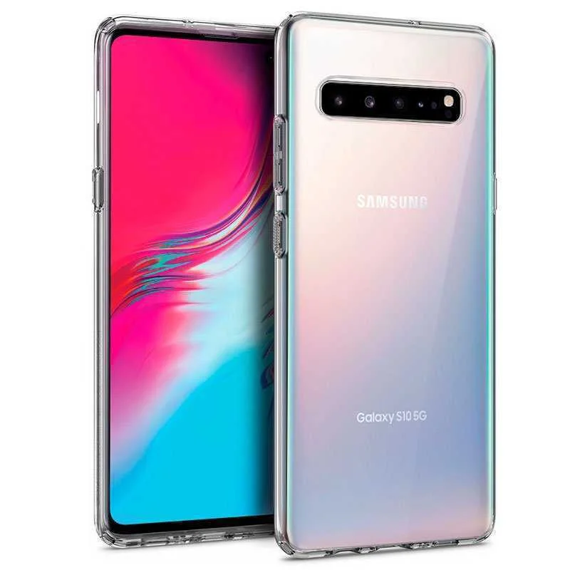 Capa de Silicone Cool para Samsung G977 Galaxy S10 5g (Transparente)