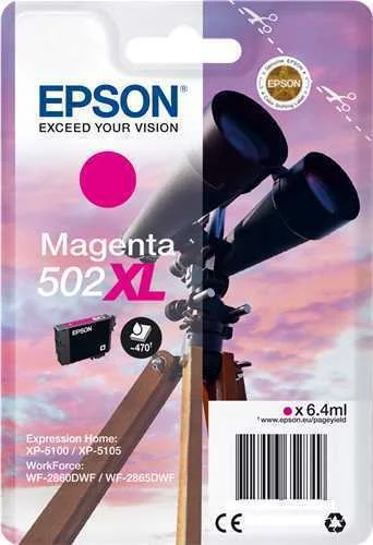Epson Tinteiro Magenta 502xl Xp5100/105 Wf-2860dw.