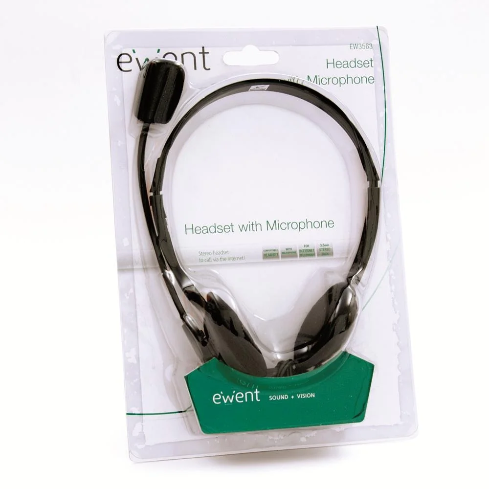 Auscultadores Ewent Ew3563 Stereo Preto