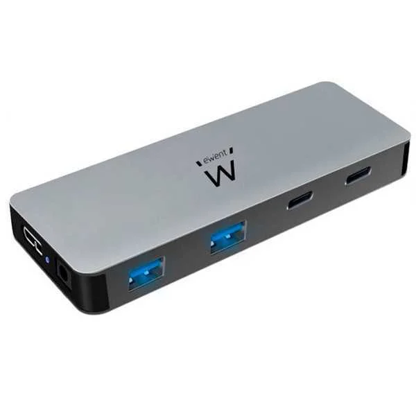 Hub Usb 4 Portas Ewent Ew1142 Usb C 5 Gbps