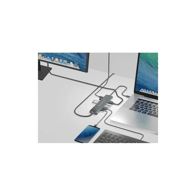 Donn 9-In-1 Multifunctional Usb Hub Adapter