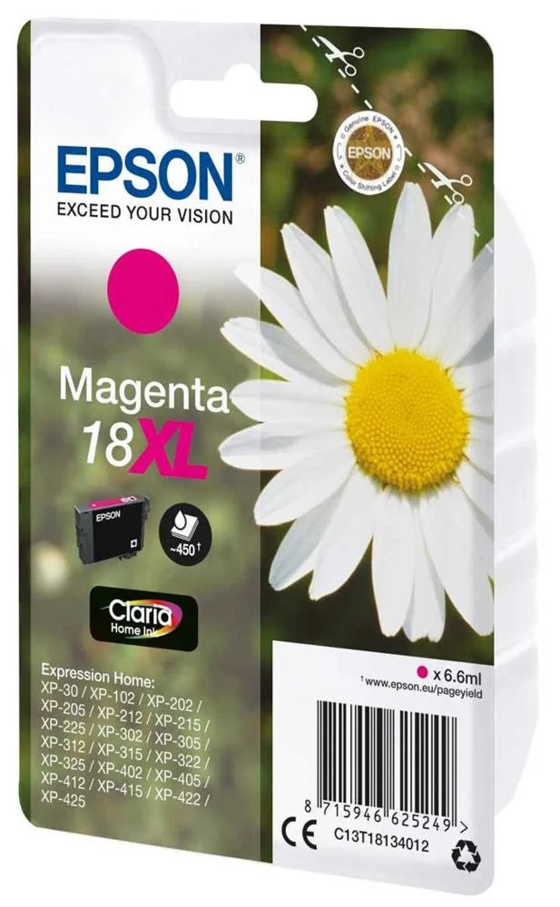 Tinteiro Magenta 18XL (450 p&aacute;ginas) - EPSON