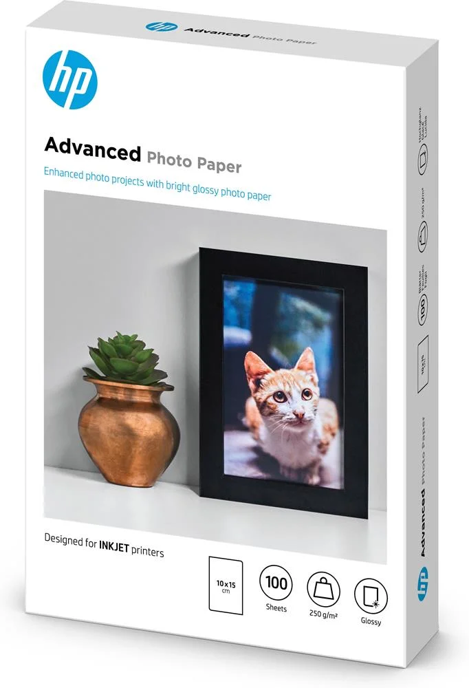 Fotopapier Hp 10x15cm 100stück Randlos Hochglänzend