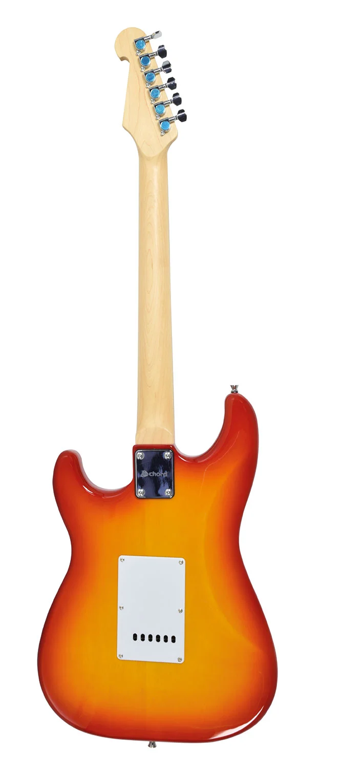 Guitarra Eléctrica Con Pastilla Hss Bright Cherry