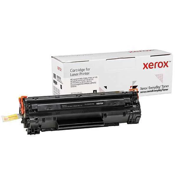 Tóner Compatible Xerox 006r03708 Compatible Con Hp Cb435a/Cb436a/Ce285a/Crg-125/ 2000 Páginas/ Negro