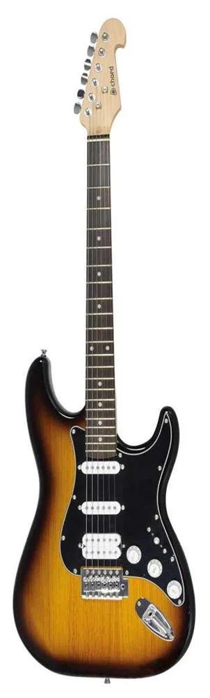 Guitarra Eléctrica Con Pastilla Hss Tobacco Brill.