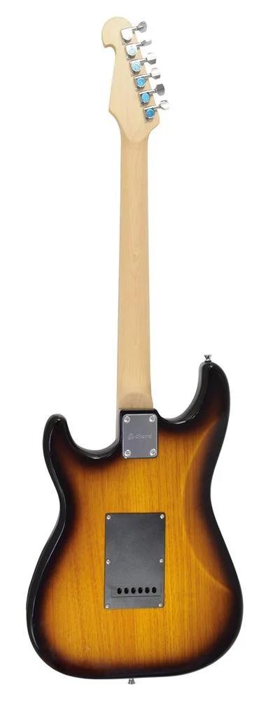Guitarra Eléctrica Con Pastilla Hss Tobacco Brill.