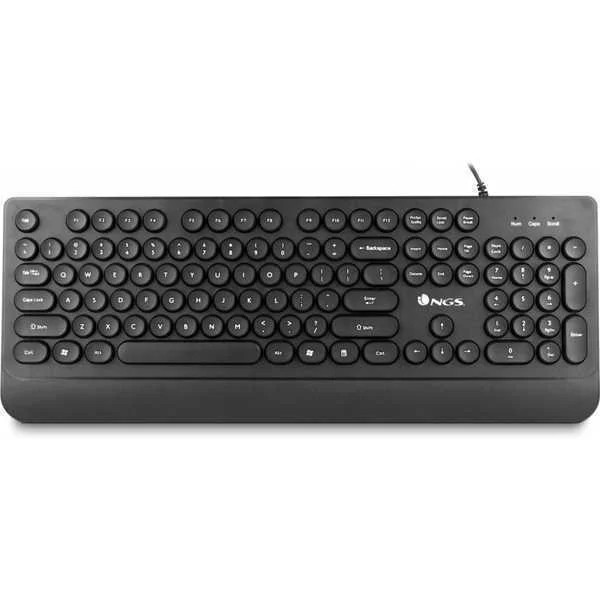 Ngs Teclado Dot Portuguese Teclas Circulares C/ A.