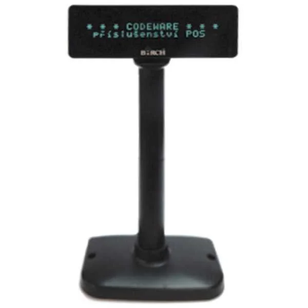 Birch Visor Cliente Preto 2x20 Usb/Rs232 Alimenta.