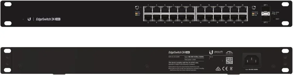 Switch Ubiquiti Es-24-250w Edgeswitch 24p 250w Ed.