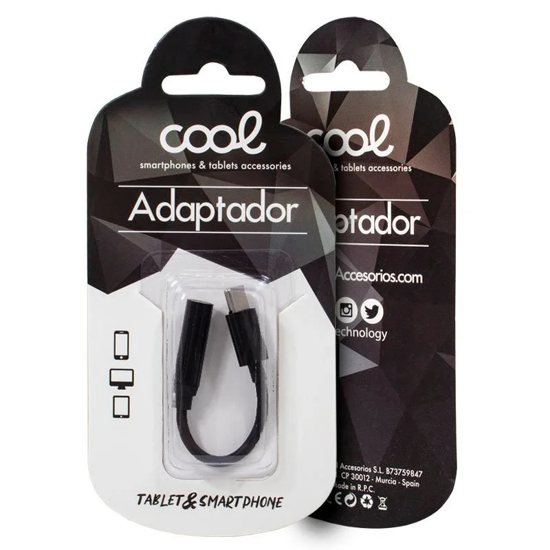 Adaptador Conector Tipo C A Jack 3,5 Mm Universal