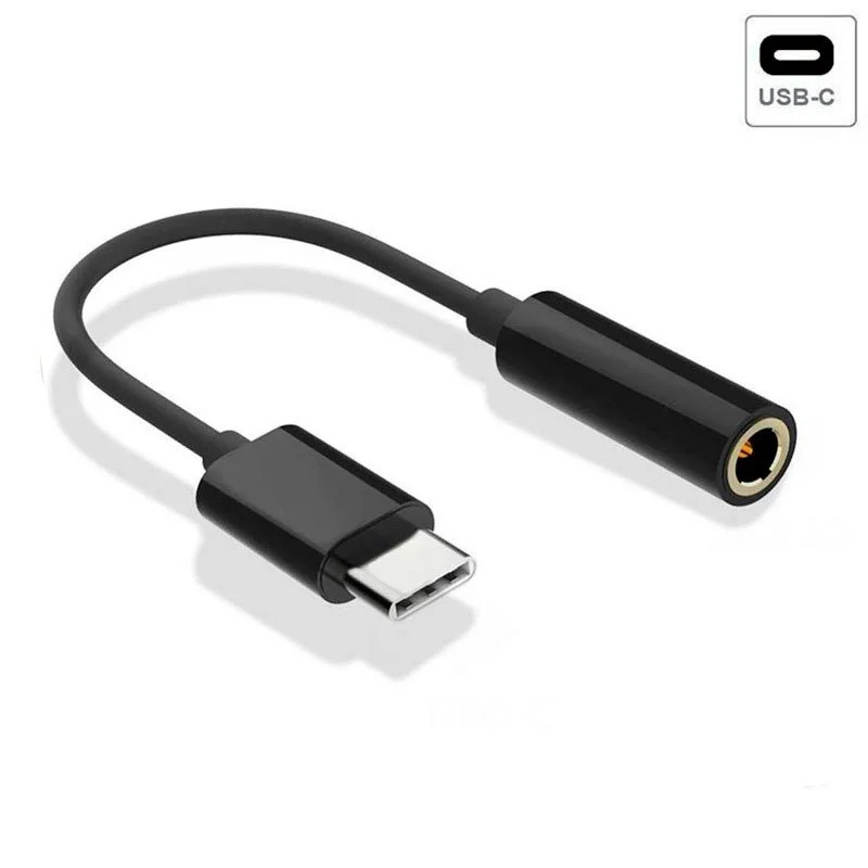Adaptador Conector Tipo C A Jack 3,5 Mm Universal