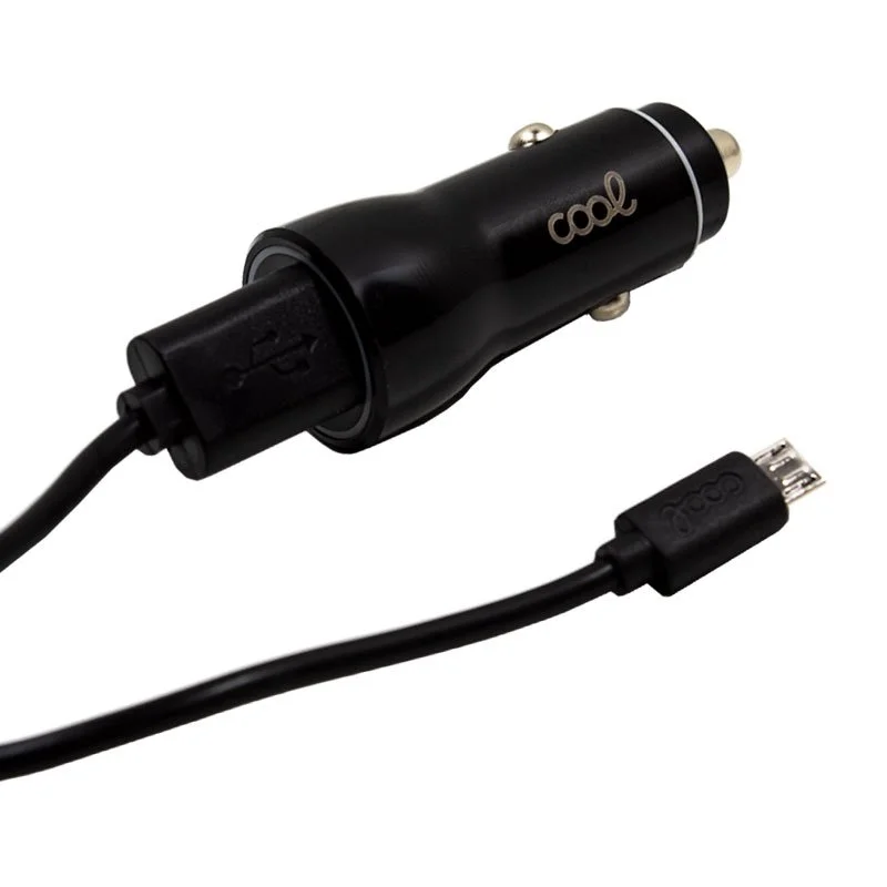 Carregador Carro Cabo MicroUsb (2 x Usb) 2.4A Kit.