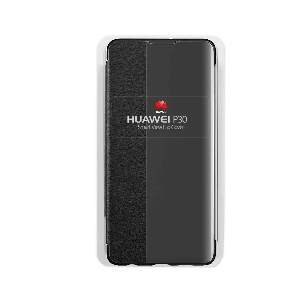 Capa Orig. Huawei P30 Flip Cover Preto (C/ Bliste.