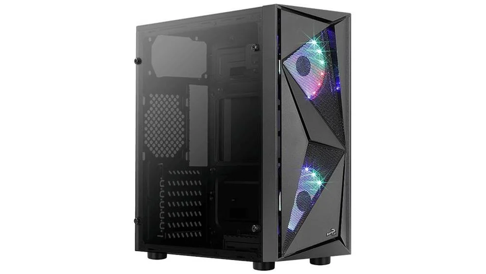 Aerocool Geh Midi Glider Cosmo Black Microatx/Atx/Miniitx/Wi