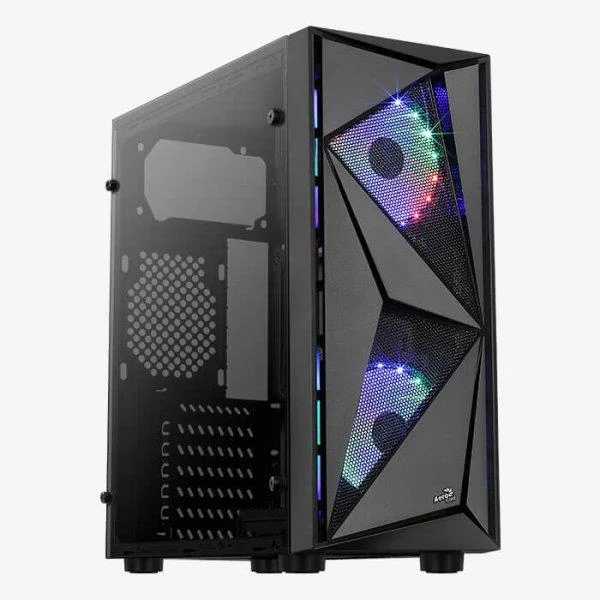 Aerocool Geh Midi Glider Cosmo Black Microatx/Atx/Miniitx/Wi