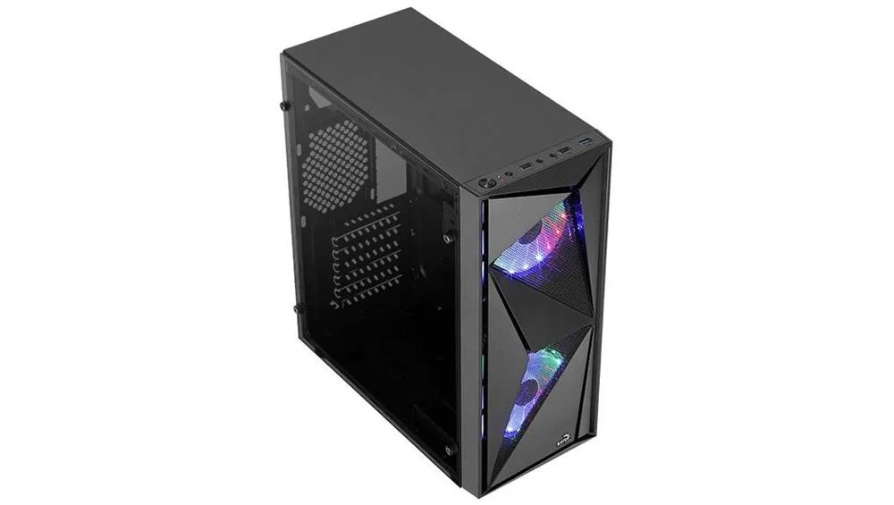 Aerocool Geh Midi Glider Cosmo Black Microatx/Atx/Miniitx/Wi