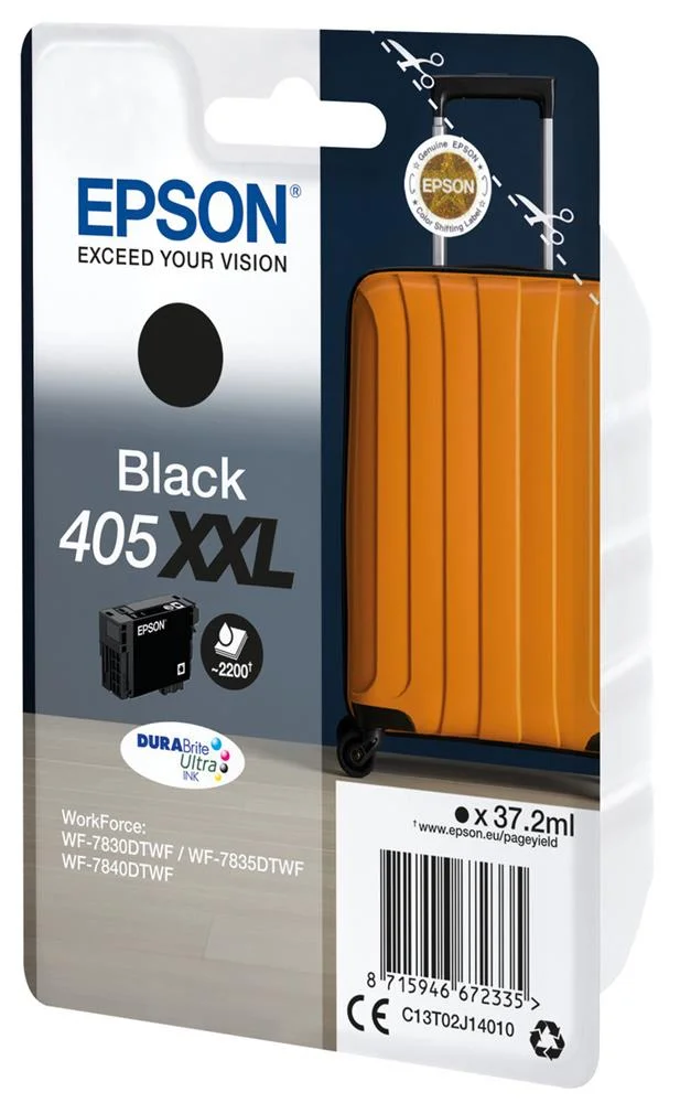 Tinteiro Epson 405 Preto Xxl - Wf-3820/3825/4820/.