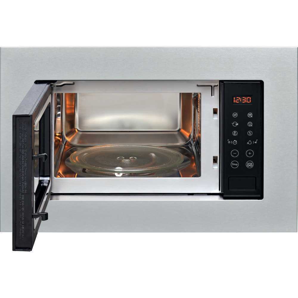 Indesit Mwi 120 Gx Built-In Grill Microwave 20 L 800 W Stainless Steel