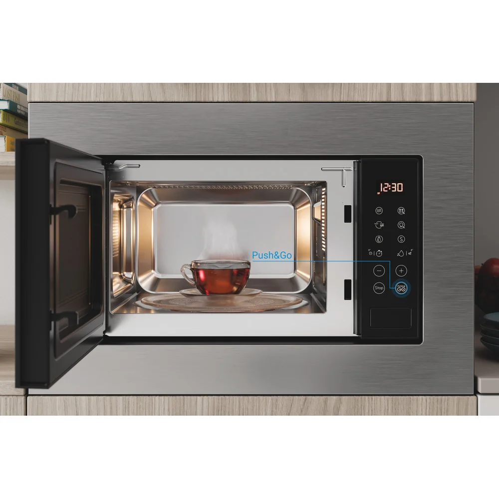 Indesit Mwi 120 Gx, Embutido, Micro-ondas Grill, .